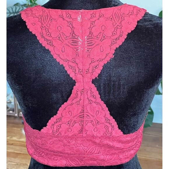 FREE People Intimately Bralette Lace Racerback sz(M) - Picture 6 of 9